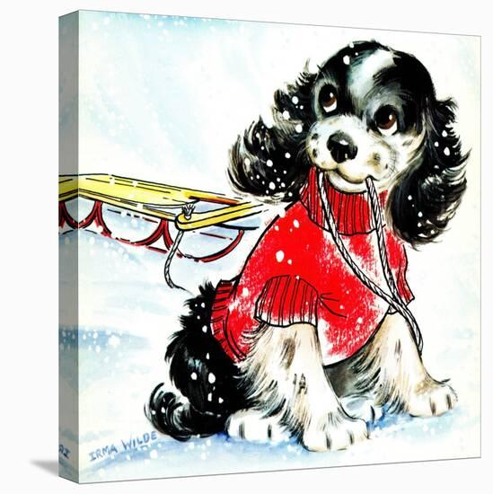 First Snow - Jack & Jill-Allan Eitzen-Premier Image Canvas