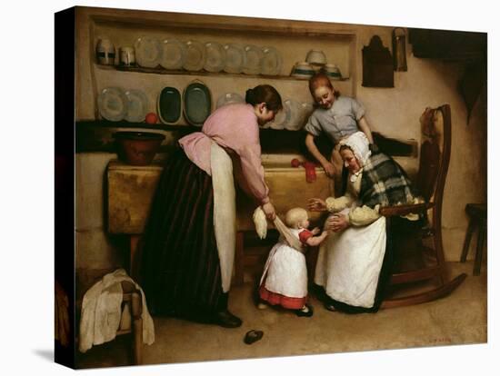 First Steps, 1888-George Hall Neale-Premier Image Canvas