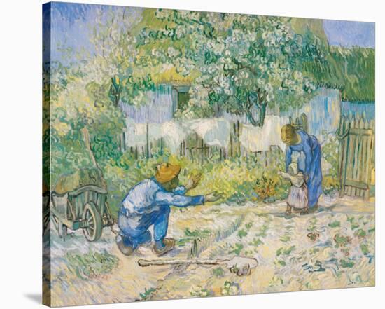 First Steps, c.1890-Vincent van Gogh-Stretched Canvas