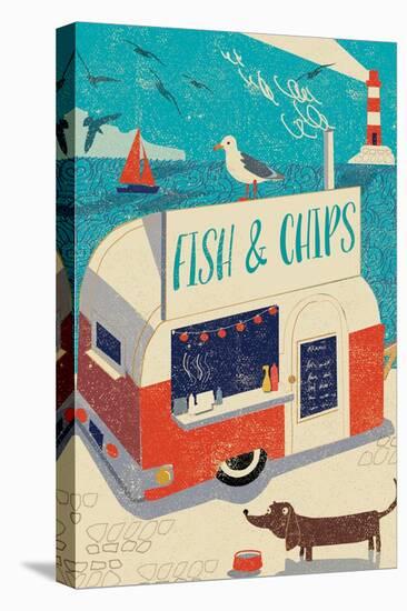 Fish and Chips-Rocket 68-Premier Image Canvas