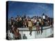 Fish Eye View of Spectators Watching Apollo 11 Blast-Off-Ralph Crane-Premier Image Canvas