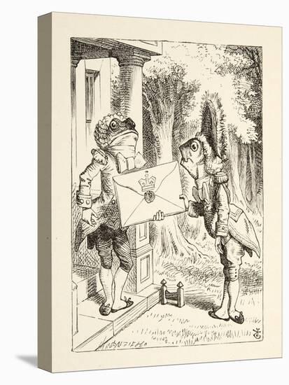 Fish Footman, from 'Alice's Adventures in Wonderland' by Lewis Carroll (1832 - 98), Published 1891-John Tenniel-Premier Image Canvas
