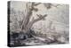 Fish on a Bank, 17Th Century-Francis Barlow-Premier Image Canvas