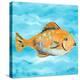 Fish Underwater II-Julie DeRice-Stretched Canvas