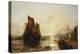 Fisherfolk Landing their Catch on Folkestone Beach-James Webb-Premier Image Canvas