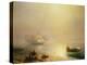 Fisherfolk on the Seashore, The Bay of Naples-Ivan Konstantinovich Aivazovsky-Premier Image Canvas