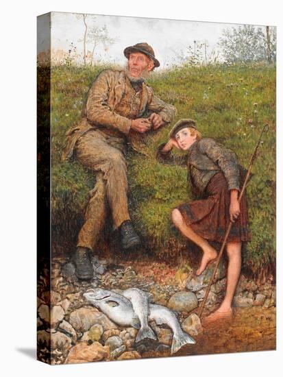 Fisherman and Boy, 1866-Frederick Walker-Premier Image Canvas