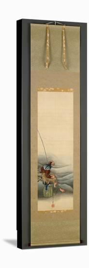 Fisherman, Edo Period, 1849-Katsushika Hokusai-Premier Image Canvas