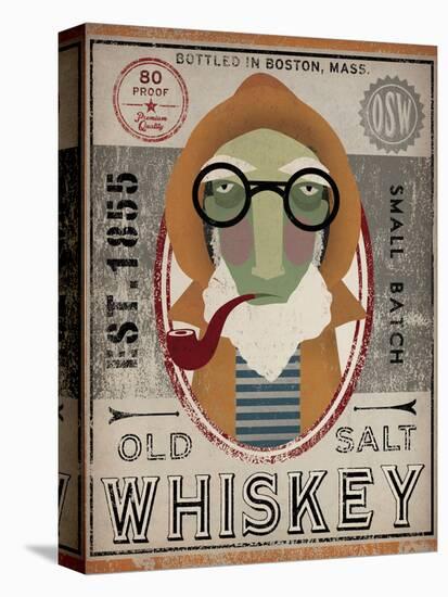 Fisherman II Old Salt Whiskey-Ryan Fowler-Stretched Canvas