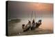 Fisherman Prepare to Set Out, Irrawaddy River, Myanmar (Burma), Asia-Colin Brynn-Premier Image Canvas