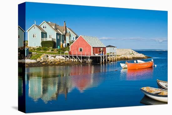 Fisherman's house Peggy's Cove-null-Stretched Canvas