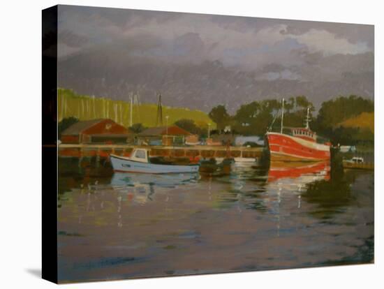 Fisherman's Quay, Salcombe-Jennifer Wright-Premier Image Canvas