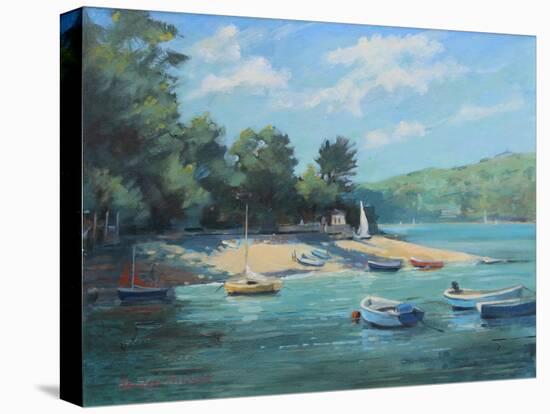 Fishermans Cove Salcombe, 2016-Jennifer Wright-Premier Image Canvas