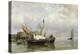 Fishermen near Rotterdam, Holland-Hermanus Koekkoek-Premier Image Canvas