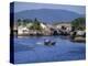 Fishermen's Houses, Boats and Weed Gatherers, Nha Trang, Vietnam, Indochina, Southeast Asia, Asia-Anthony Waltham-Premier Image Canvas