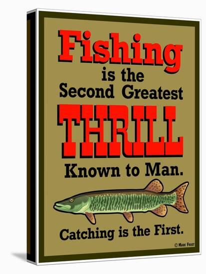 Fishing 2nd Thrill-Mark Frost-Premier Image Canvas
