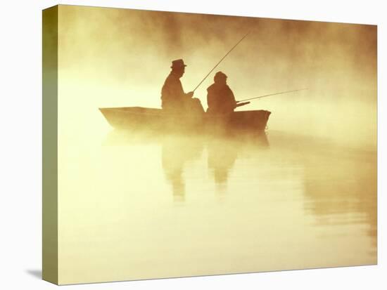 Fishing at Sunrise-null-Premier Image Canvas
