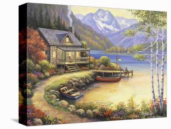 Fishing at the Lake-John Zaccheo-Premier Image Canvas