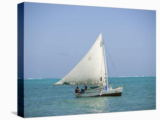 Fishing Boat, Caye Caulker, Belize-Russell Young-Premier Image Canvas
