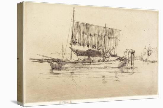 Fishing-Boat from The Second Venice Set, 1879-1880-James Abbott McNeill Whistler-Premier Image Canvas