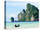 Fishing Boat on Ko Phi Phi Island, Andaman Sea, Thailand, Southeast Asia, Asia-Nico Tondini-Premier Image Canvas