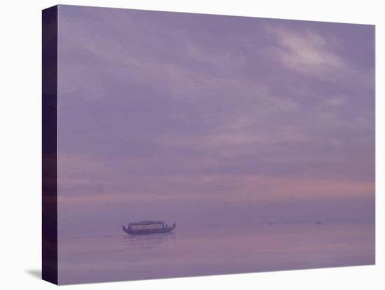 Fishing Boat on Vembanad Lake, Kerala-Derek Hare-Premier Image Canvas