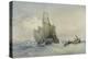 Fishing Boats, 19th Century-Charles Bentley-Premier Image Canvas