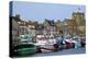 Fishing Boats and Harbour, Normandy-Guy Thouvenin-Premier Image Canvas