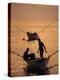 Fishing Boats at Sunset in Man O'War Bay, Tobago, Caribbean-Greg Johnston-Premier Image Canvas