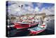 Fishing Boats at the Old Port of Puerto De Mogan-Markus Lange-Premier Image Canvas