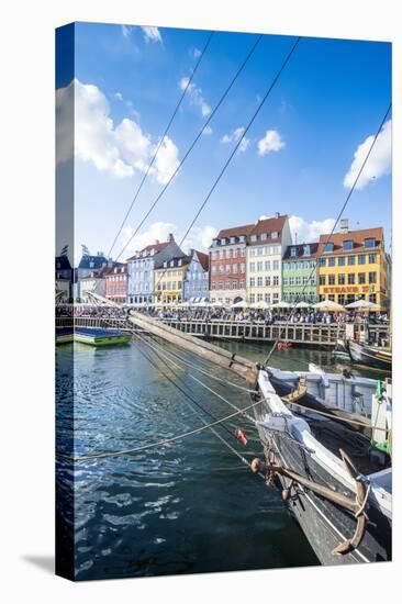 Fishing Boats in Nyhavn, 17th Century Waterfront, Copenhagen, Denmark, Scandinavia, Europe-Michael Runkel-Premier Image Canvas