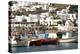 Fishing Boats in the Harbor of Chora, Mykonos, Greece-David Noyes-Premier Image Canvas