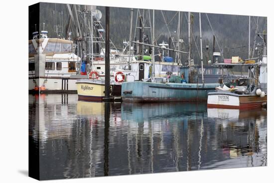 Fishing Boats Moored in Harbor, Petersburg, Alaska, USA-Jaynes Gallery-Premier Image Canvas