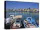 Fishing Boats Moored in Harbour, Aegina Town, Aegina, Saronic Islands, Greek Islands, Greece-Lightfoot Jeremy-Premier Image Canvas
