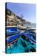 Fishing Boats on Shore, Amalfi Waterfront, Costiera Amalfitana (Amalfi Coast), Campania, Italy-Eleanor Scriven-Premier Image Canvas