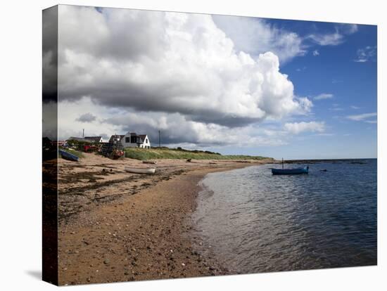 Fishing Boats on the Beach at Carnoustie, Angus, Scotland, United Kingdom, Europe-Mark Sunderland-Premier Image Canvas