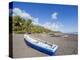 Fishing Boats on the Beach at Playa Sihuapilapa, Pacific Coast, El Salvador, Central America-Christian Kober-Premier Image Canvas