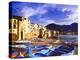 Fishing Boats on the Beach, Cefalu, Sicily, Italy, Mediterranean, Europe-Sakis Papadopoulos-Premier Image Canvas