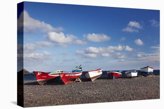 Fishing Boats, Pozo Negro, Fuerteventura, Canary Islands, Spain, Atlantic, Europe-Markus Lange-Premier Image Canvas