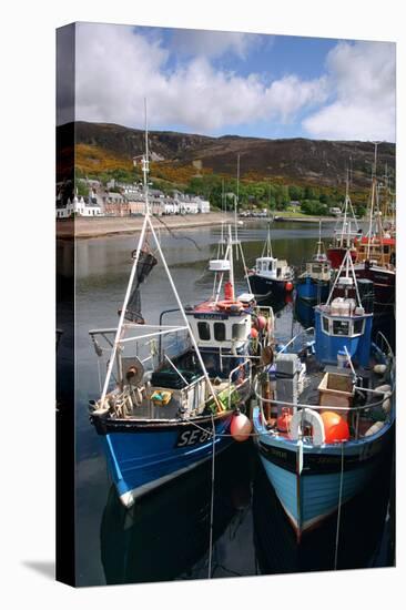 Fishing Boats, Ullapool Harbour, Highland, Scotland-Peter Thompson-Premier Image Canvas