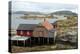 Fishing Cabin on the Island of Villa Near Rorvik, West Norway, Norway, Scandinavia, Europe-David Lomax-Premier Image Canvas