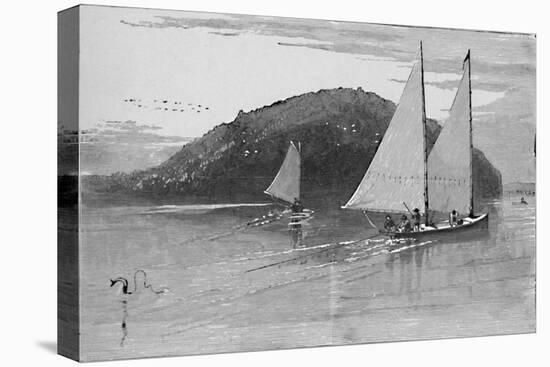 'Fishing from a sail-boat', 1883-Unknown-Premier Image Canvas