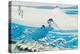 Fishing in the Surf-Katsushika Hokusai-Stretched Canvas