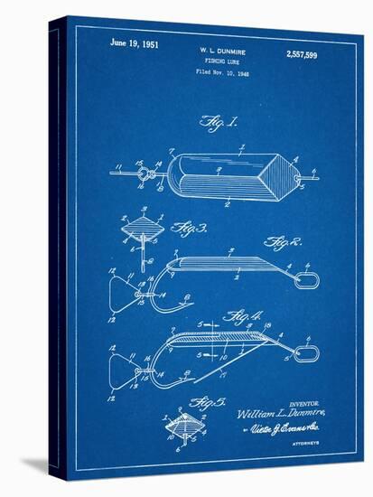 Fishing Lure Patent-null-Stretched Canvas