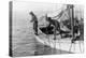 Fishing Oysters in Mobile Bay-Lewis Wickes Hine-Stretched Canvas