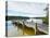 Fishing Pier and Boat Launch in Bayview Park on Bayou Texar in Pensacola, Florida in Early Morning-forestpath-Premier Image Canvas