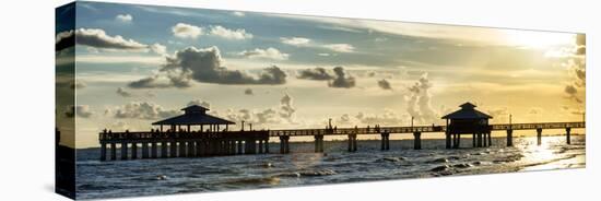 Fishing Pier Fort Myers Beach at Sunset - Florida-Philippe Hugonnard-Premier Image Canvas