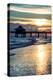 Fishing Pier Fort Myers Beach at Sunset-Philippe Hugonnard-Premier Image Canvas