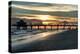 Fishing Pier Fort Myers Beach at Sunset-Philippe Hugonnard-Premier Image Canvas