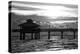 Fishing Pier Fort Myers Beach at Sunset-Philippe Hugonnard-Premier Image Canvas